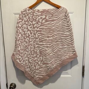 Barefoot Dreams CozyChic Ultra Lite Ocean Breeze Poncho